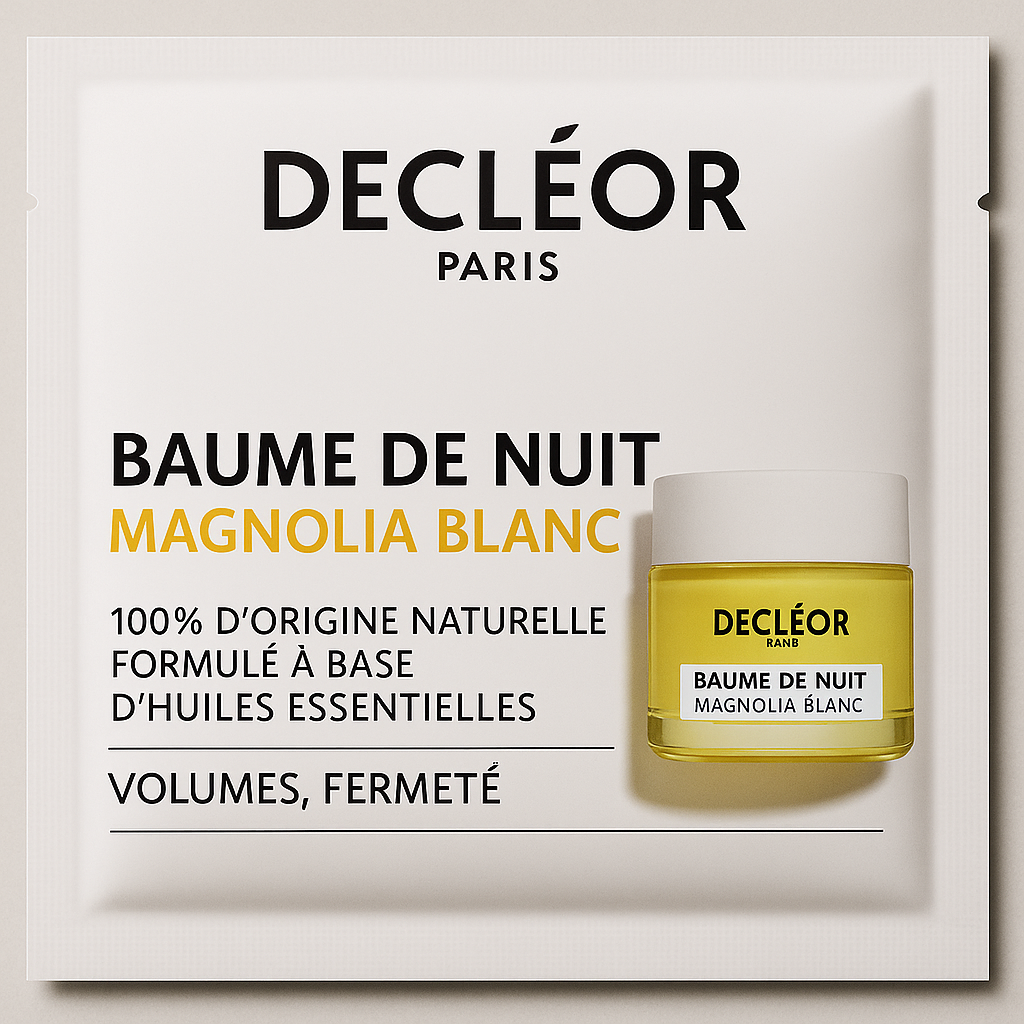 ÉCHANTILLON BAUME DE NUIT MAGNOLIA BLANC
